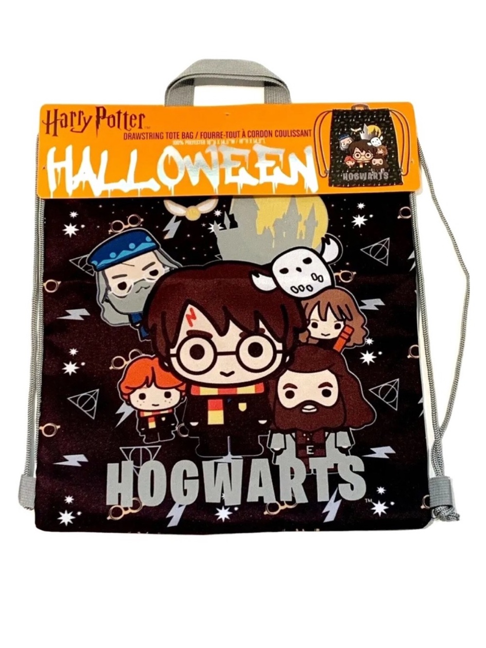 Harry Potter Hogwarts Halloween Tote Bag Backpack Hermione Hagrid Ron Dumbledore